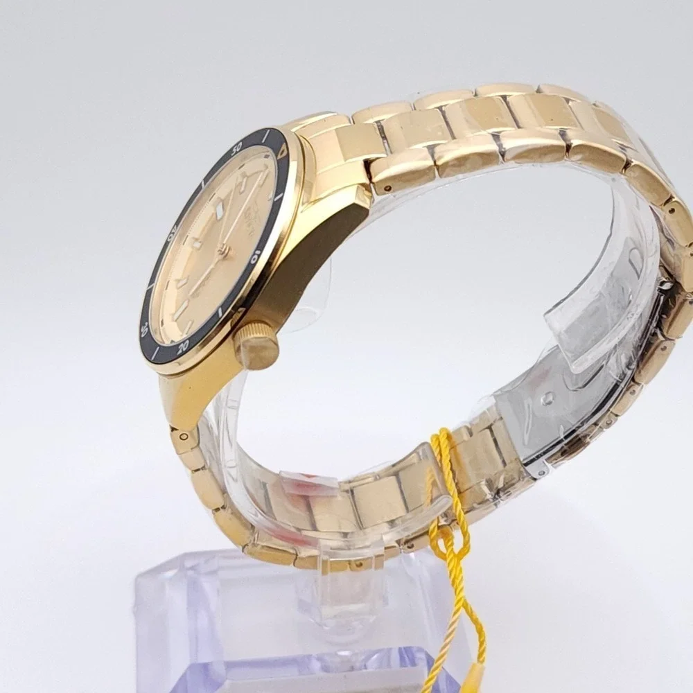 Invicta Ocean Voyage Men's Watch Gold Dial Black Bezel 39mm Steel‎ New